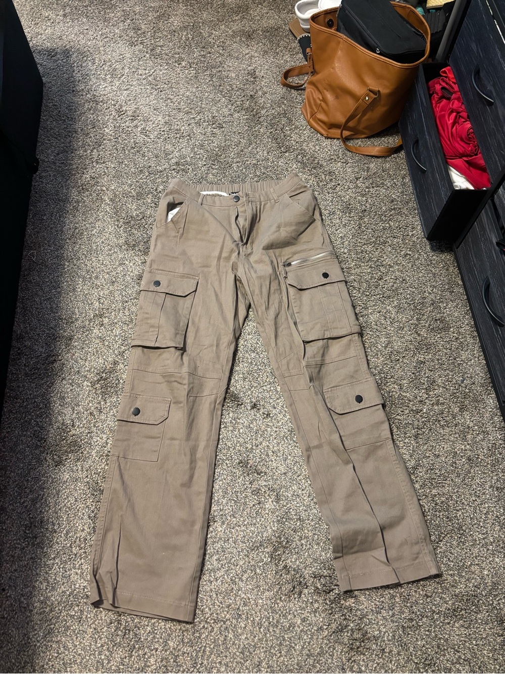 Women’s Cargo Pants in Taupe - Casual Utility Style